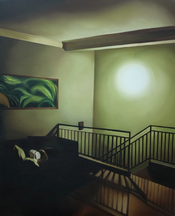 Communal Despair #2.  108x87cm.  Oil on Canvas 2018.