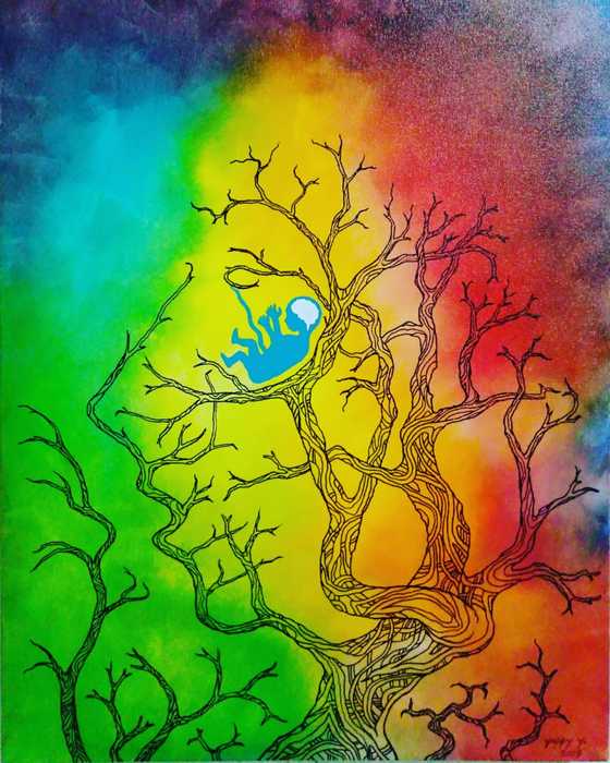 Acrylic on canvas