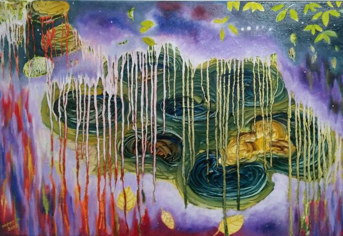 oil colour on canvas