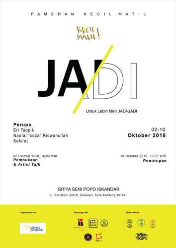 Poster Pameran Kecil Matil: "Jadi"