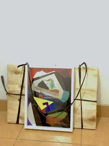 INTRODUCTION CORNER ( collage & painting )